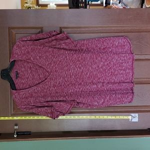 Cameo burgundy tunic shirt